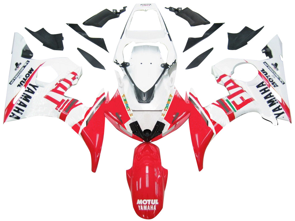 Amotopart 2005 Yamaha R6 Cover Multi White Kit
