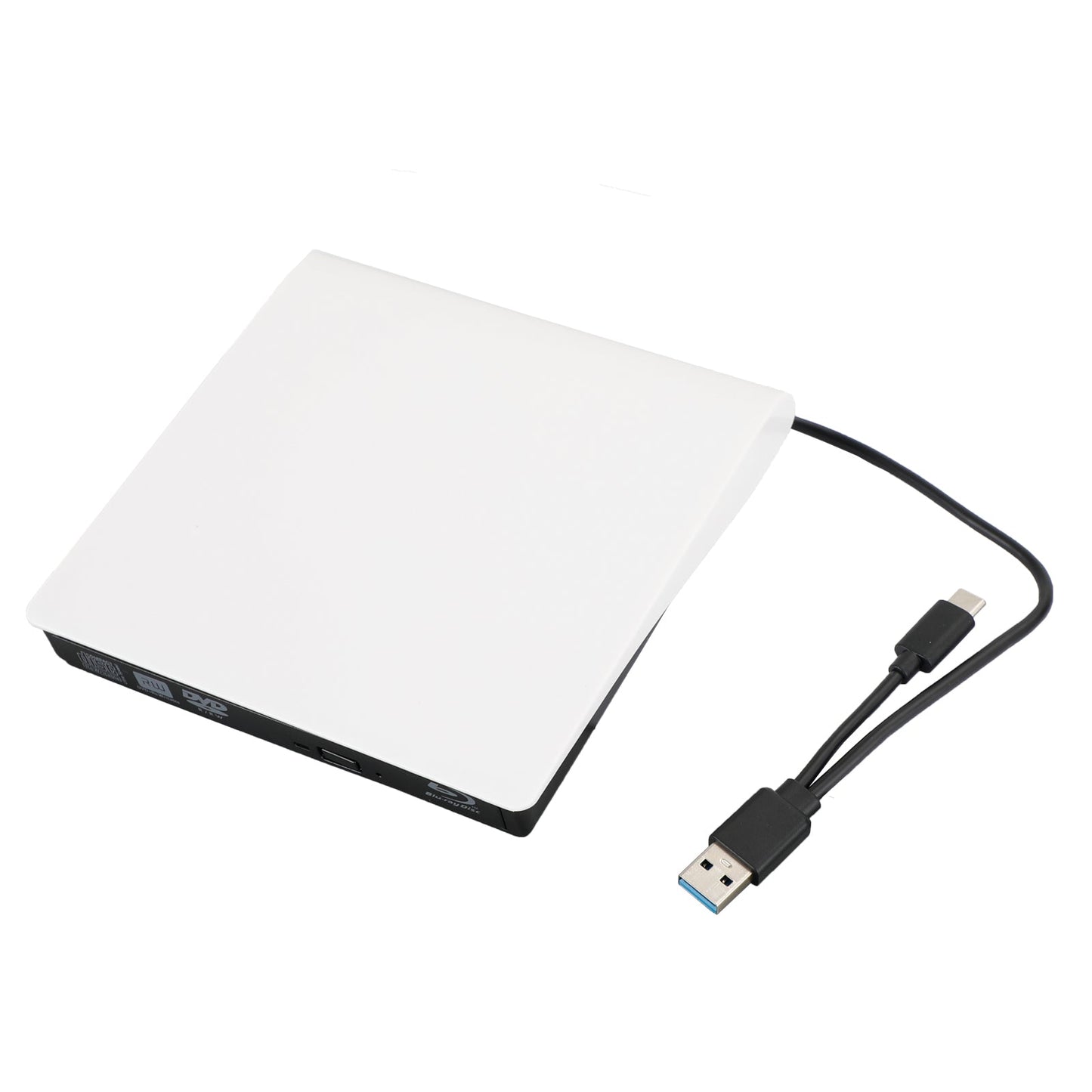 Masterizzatore disco esterno USB&Type-c 2 IN 1 + lettore BD CD DVD Masterizzatore lettore disco USB 3.0 adatto per laptop desktop/Mac/MacBook Pro/Air/Windows XP/7/8/10/11 Mac OS