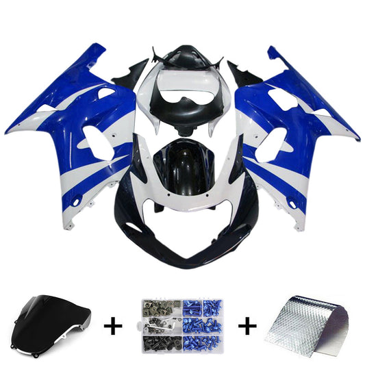 Amotopart Suzuki GSXR1000 2000-2002 K1 K2 Kit carena Carrozzeria Plastica ABS