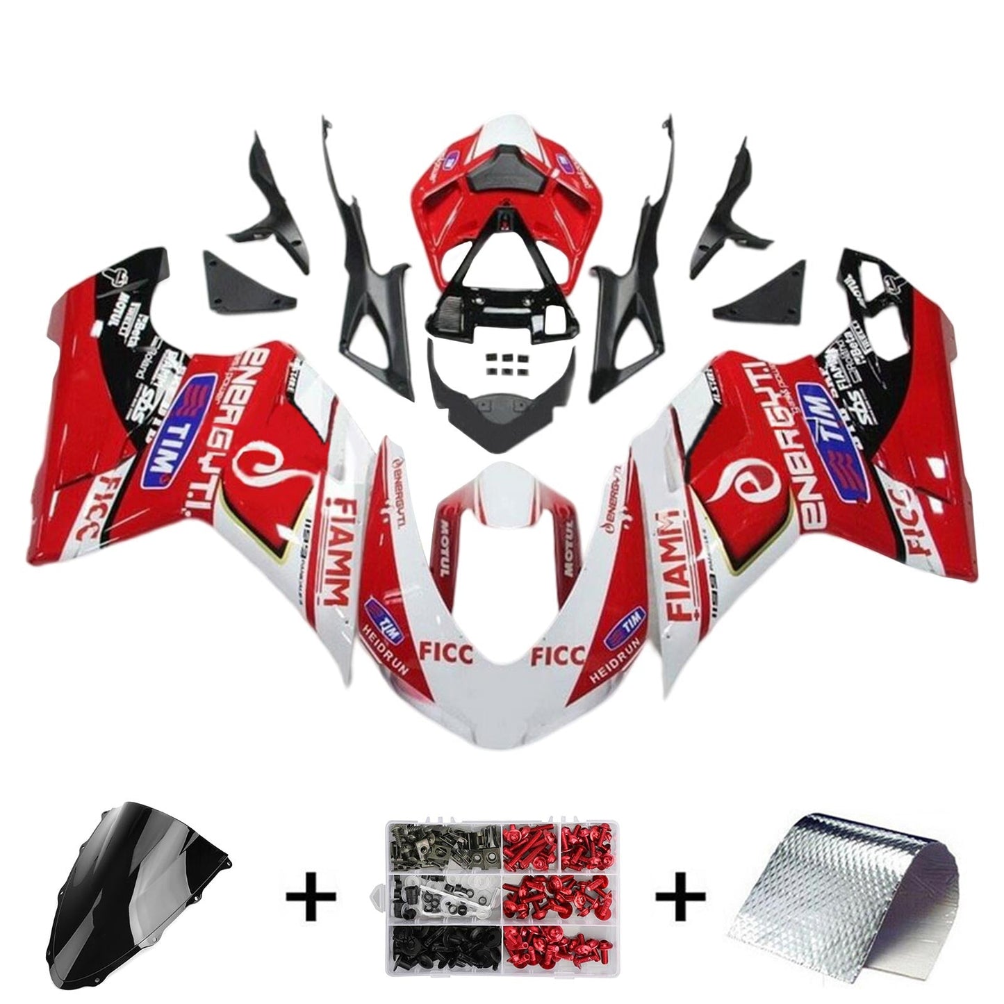 Amotopart Ducati 1299 2015-2020 Kit carena Carrozzeria Plastica ABS