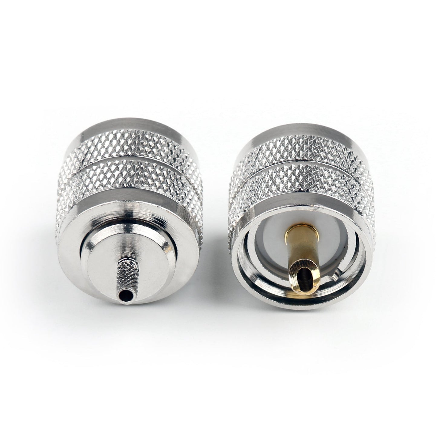 10 Pz Spina UHF Maschio Pl259 Adattatore Connettore A Crimpare Per RG316 RG174 RG178 LMR100