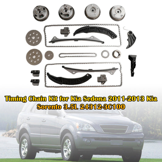 Kit catena di distribuzione Hyundai Genesis COUPE 3.8L / Kia Sedona 3.5L 2011-2012 24312-3C100 24420-3C100 24410-3C300