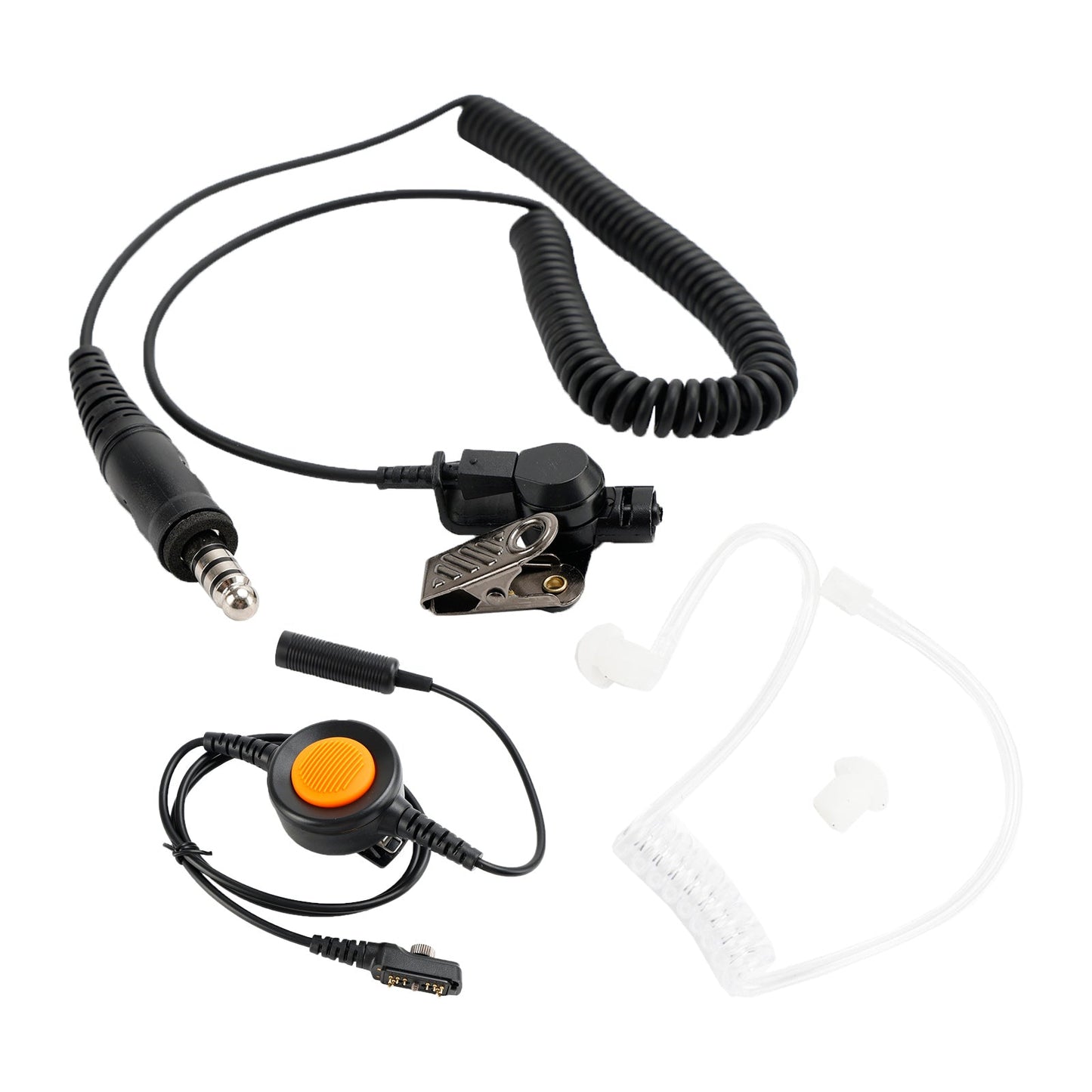 7.1-A3 Aurione a tubo d'aria trasparente singolo per Hytera PD780/700/788/782 PT580H
