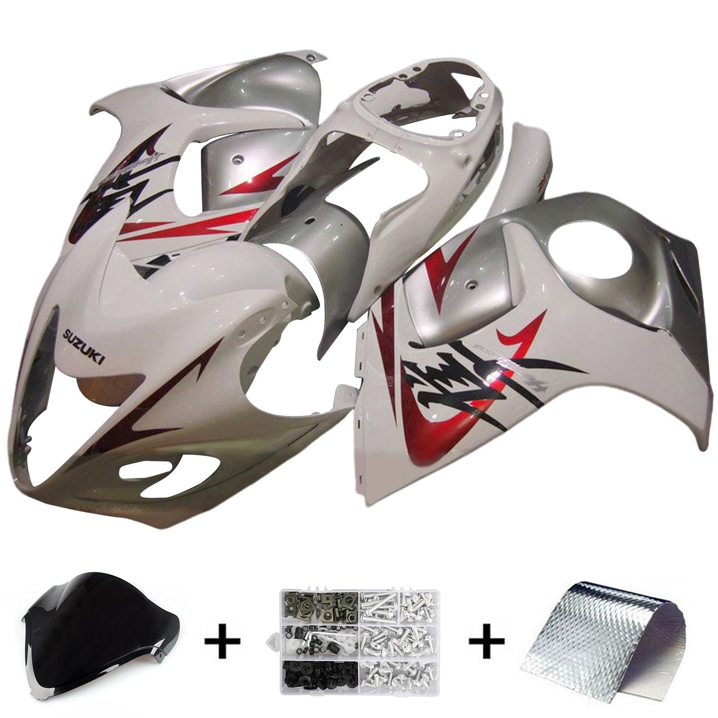 Kit carena iniezione Suzuki Hayabusa GSX1300R 2008-2020 Carrozzeria in plastica ABS