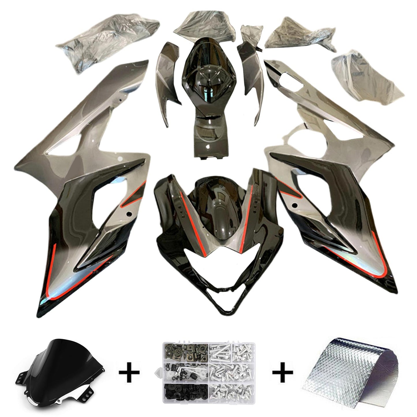 Amotopart Suzuki GSXR1000 2005-2006 K5 Kit carena Carrozzeria Plastica ABS