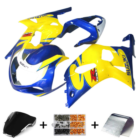 Amotopart Suzuki GSXR600 GSXR750 2001-2003 K1 Kit carena Carrozzeria Plastica ABS
