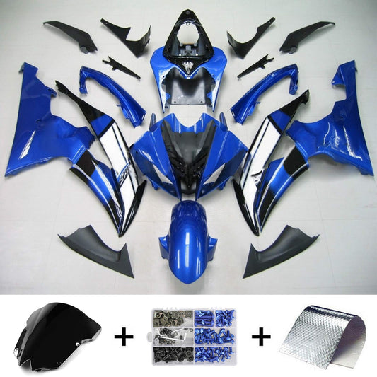 Amotopart-Cycle Cite Kit Karosserie Plastic Abs Fit per Yamaha YZF 600 R6 2008-2016