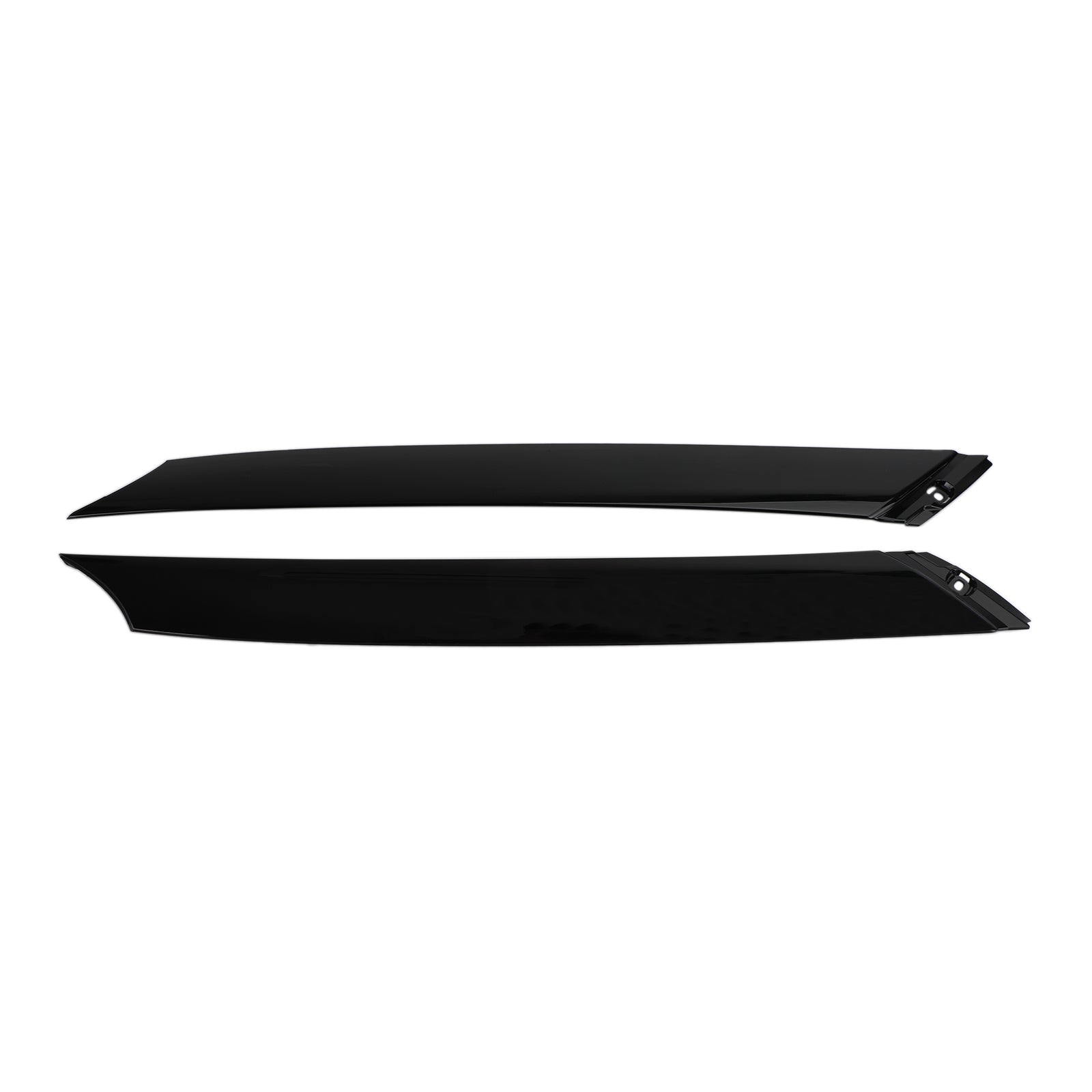 Kit Modanatura Parabrezza Antigoccia Per Tetto - Compatibile Con Lexus IS250, IS350, IS F (2006-2014) - ABS Nero Con 10 Clip - OE 75551-53020, 75552-53020 - 2