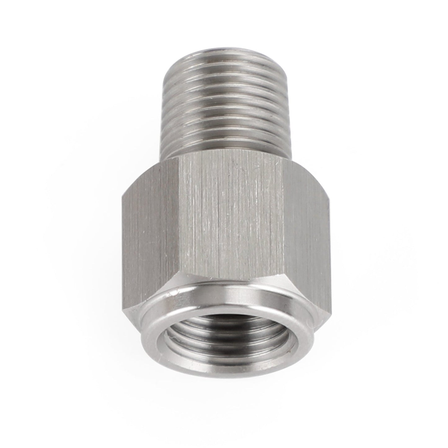 Adattatore per manometro dell'olio in acciaio inossidabile da 1/8 "NPT maschio a femmina M10x1.0