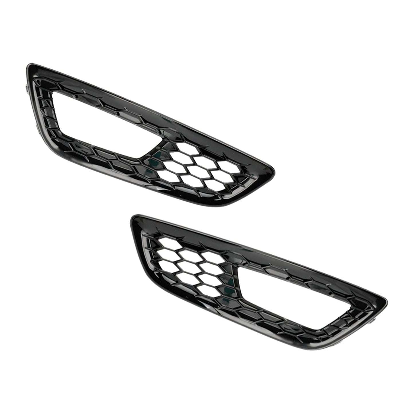 2 pezzi paraurti anteriore fendinebbia coperchio fendinebbia griglia adatta per Ford Focus 2015-2018