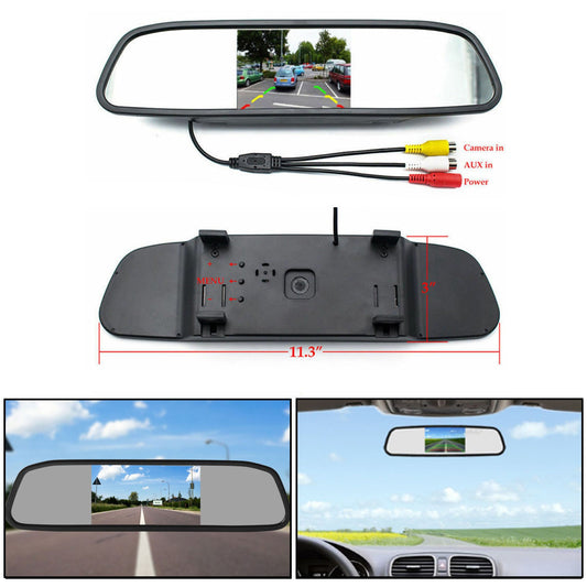 4.3 pollici TFT NTSC PAL LCD Mirror 4.3" Car Monitor Night Vision Parking Assist