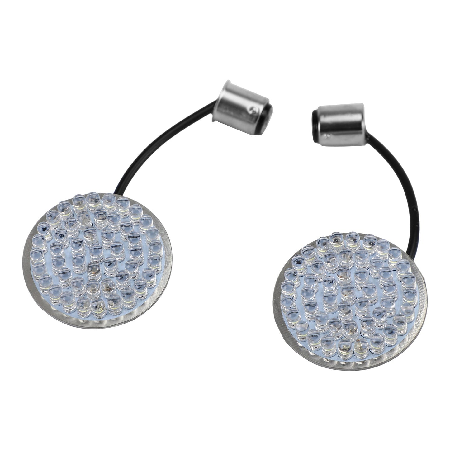 2Pcs 1157 LED Indicatori di direzione Luce lampeggiante per Dyna Softail Street Glide Road King Generico