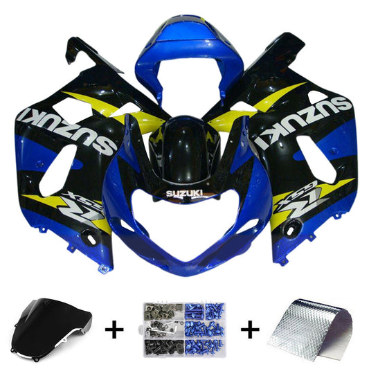 Amotopart Suzuki GSXR1000 2000-2002 K1 K2 Kit carena Carrozzeria Plastica ABS