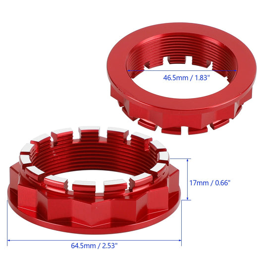Ducati Panigale 1199/S/R, 1299/S/R, V2 ,V4/S/R Dado Perno Ruota Posteriore Rosso