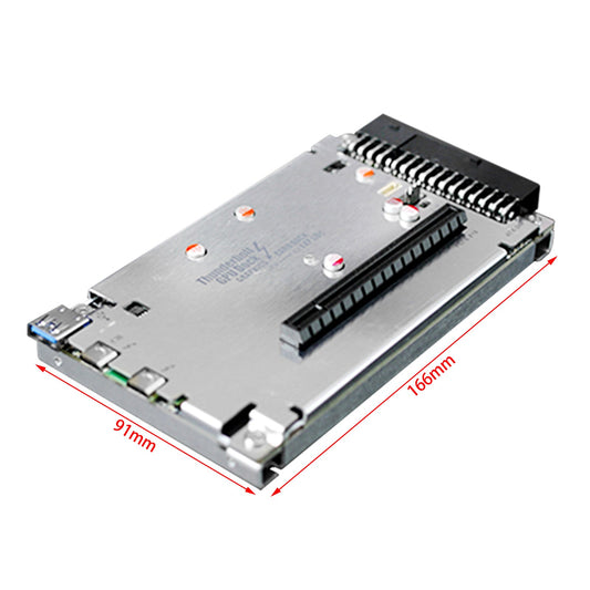 Staffa estesa per scheda grafica mini USB 3.0 Thunderbolt 3 4 porte TH3P4G2