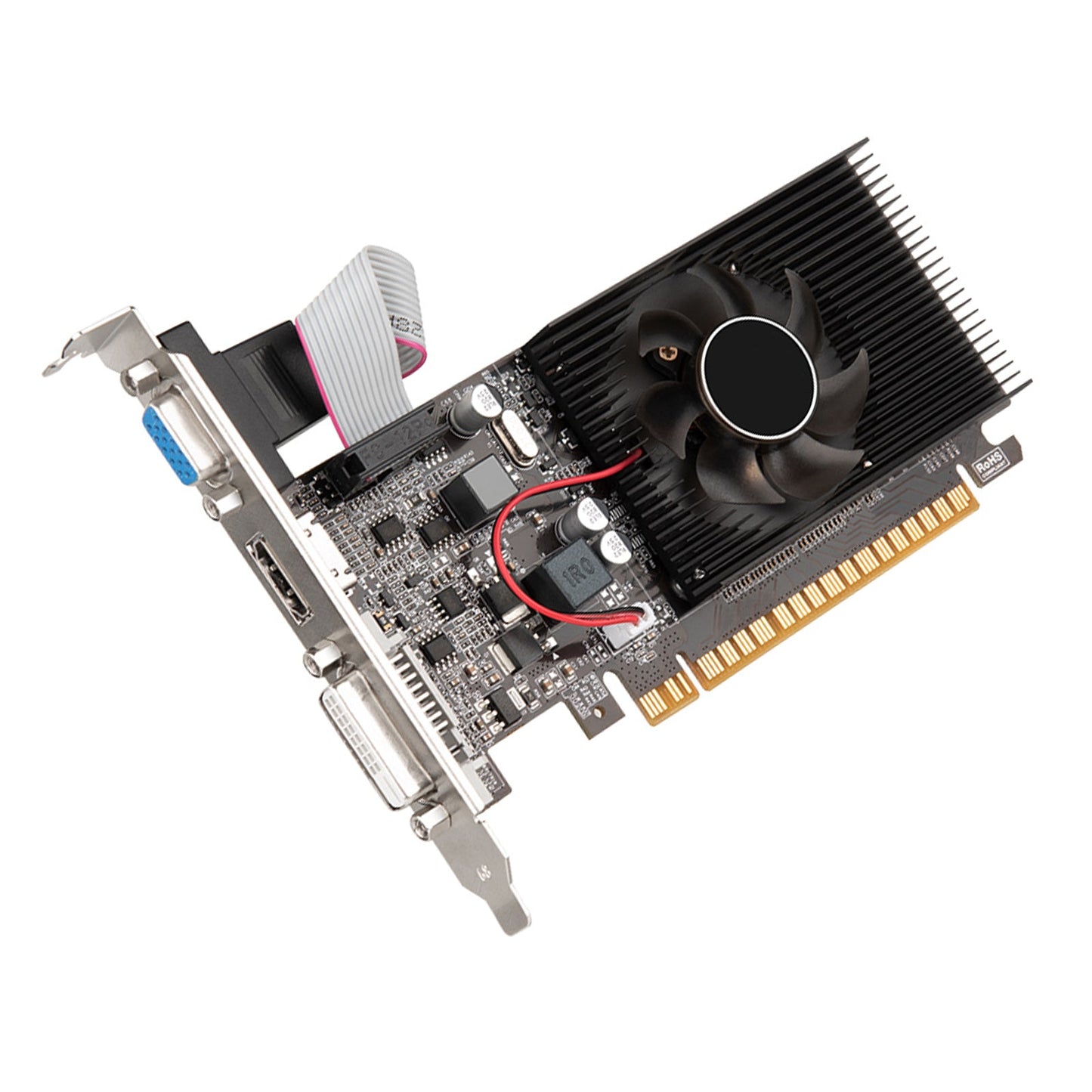 Desktop per computer VGA con memoria DDR3 con scheda grafica discreta GT610 da 2 GB