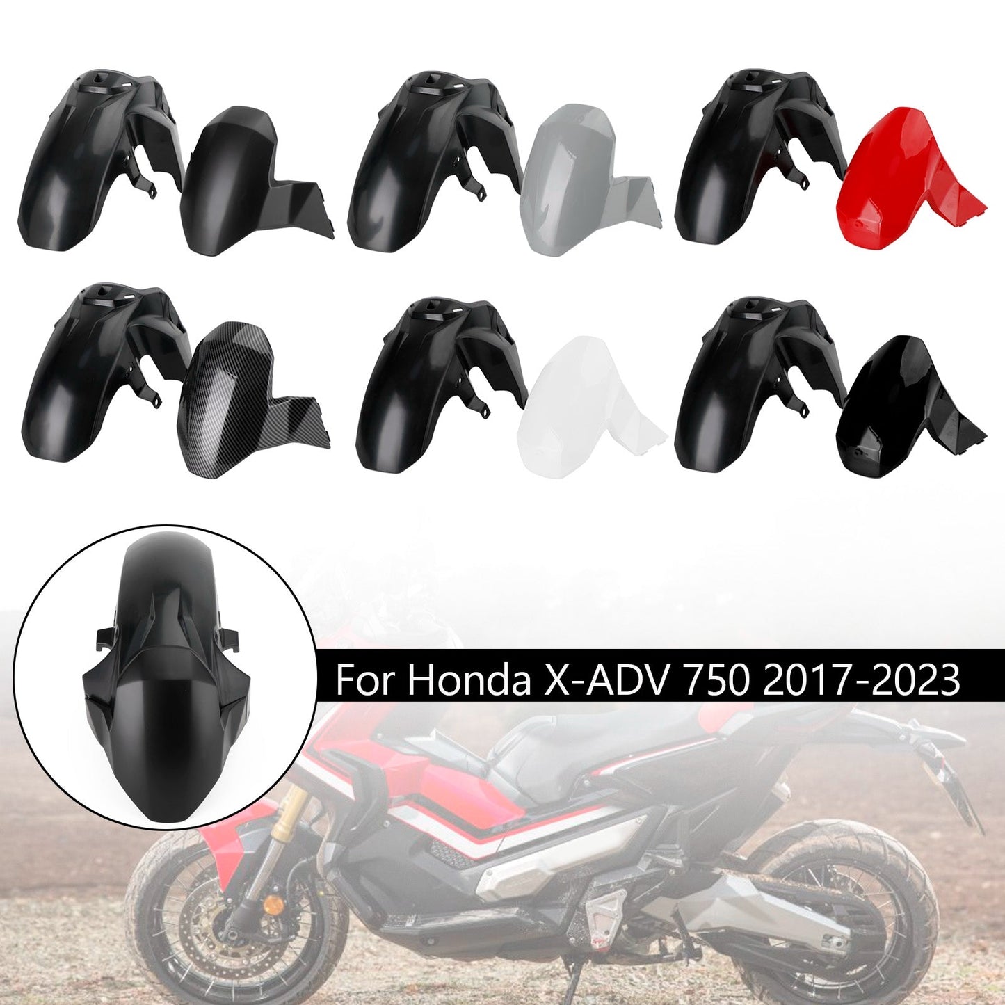 2017-2023 Honda XADV750 X-ADV 750 Parafango parafango anteriore Carenatura