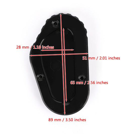 ickstand Allarga Piastra Pad adatta per TRIUMPH Bonneville T100 18-2020 T120 16-20 Generico