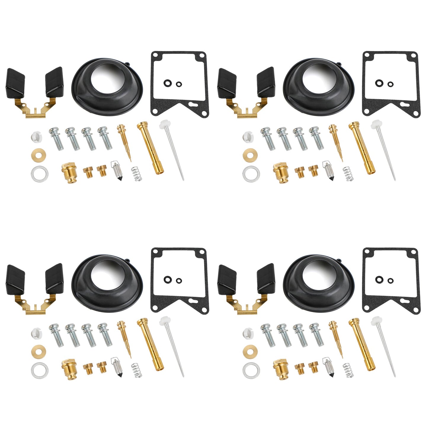Yamaha Virago 750 XV750 1981-1983 4X kit di riparazione per ricostruzione carburatore