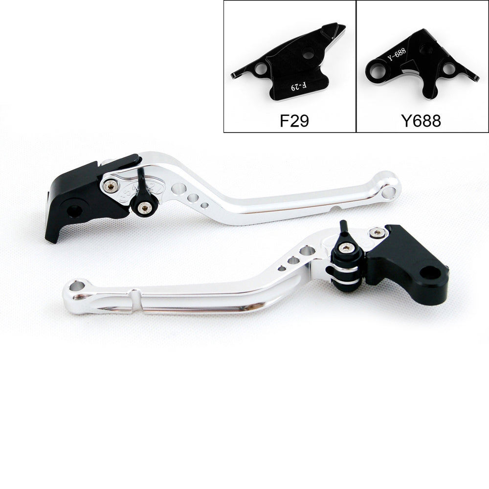 Leve freno frizione lunghe per Ducati 1299/1199/959/899 Panigale Xdiavel 749 nere generiche