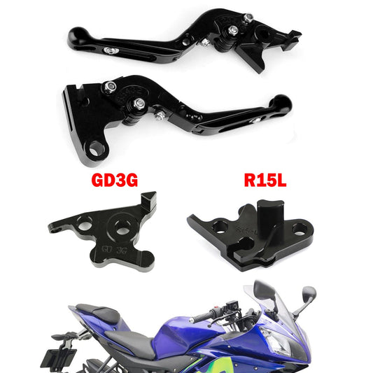 Leva freno frizione regolabile per moto adatta per YAMAHA MT125 2014-2019 Generico