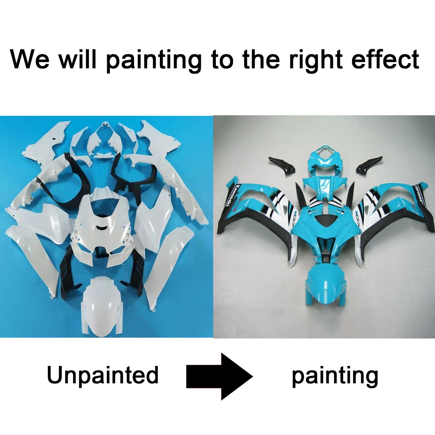 Kawasaki ZX-10R ZX10R 2021-2025 Kit Carena Carrozzeria ABS