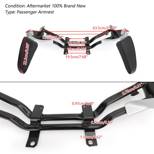 Per 2011-2018 BMW K1600GTL Bracciolo passeggero posteriore regolabile