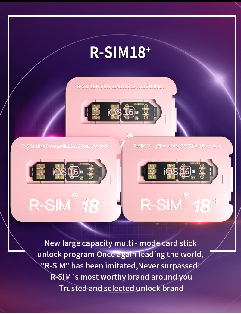 R-SIM 18+ Nano Unlock Scheda RSIM adatta per iPhone 14 13 Pro MAX 12 Pro 11 X IOS 16