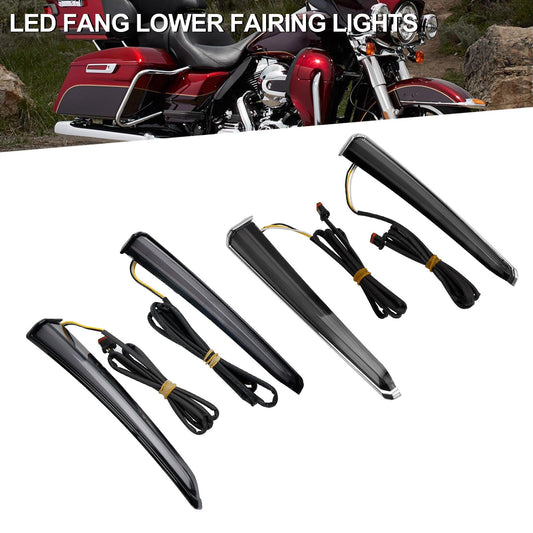 45801 Luci LED Fang per carenatura inferiore per Touring Road Glide 2014-2023
