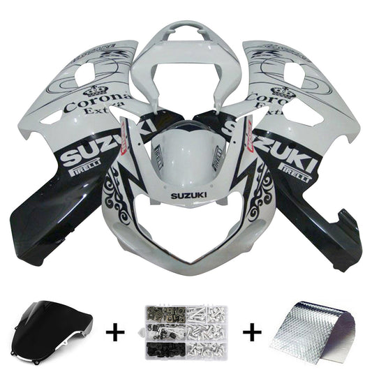 Amotopart Suzuki GSXR1000 2000-2002 K1 K2 Kit carena Carrozzeria Plastica ABS