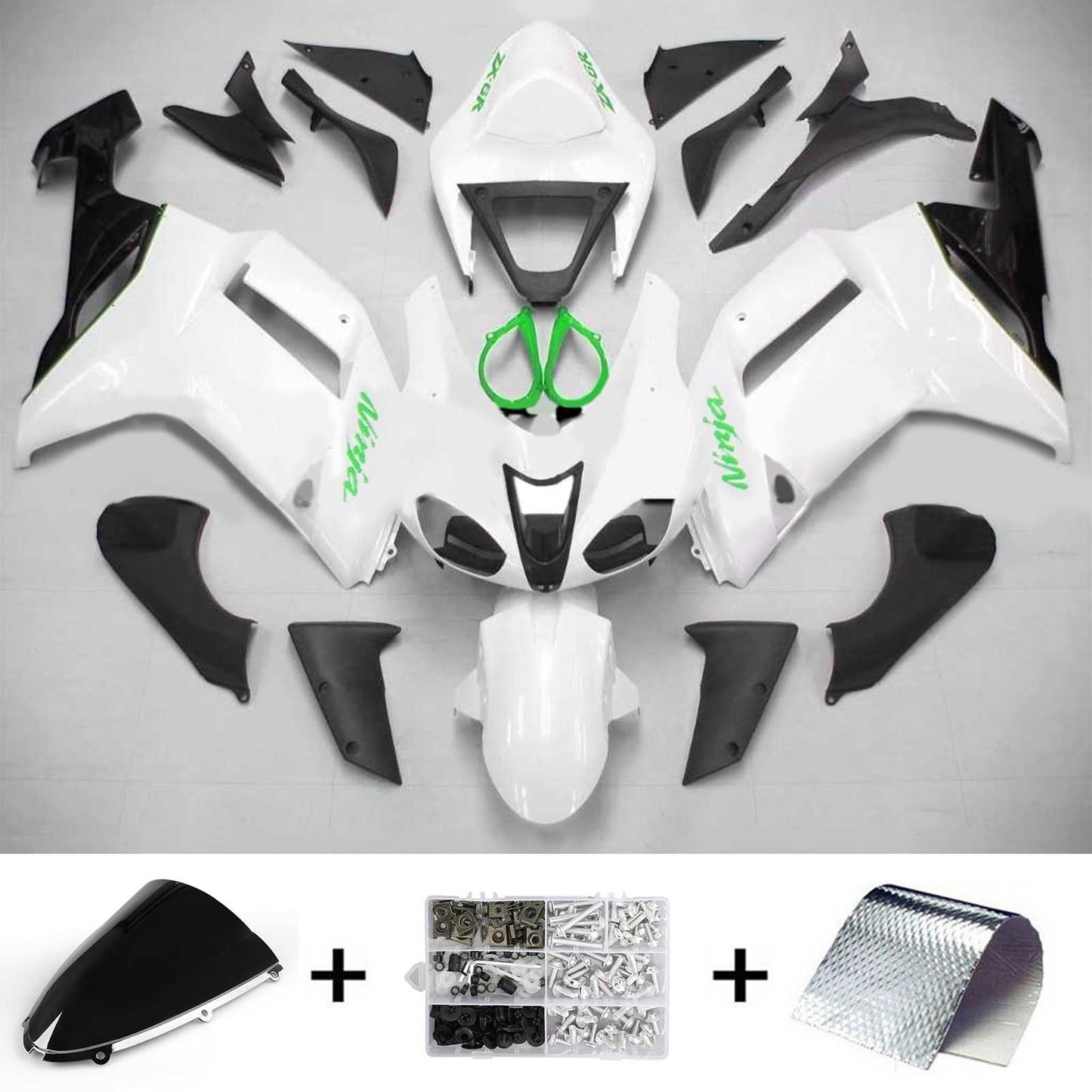 Kit Carenatura Per Kawasaki ZX6R 636 2007-2008 Generico