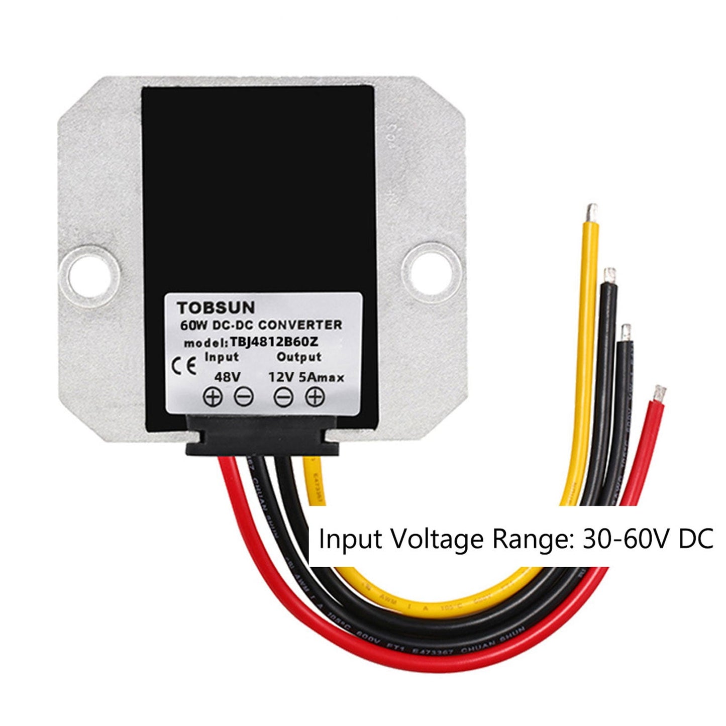 Regolatore convertitore di potenza CC/CC step down impermeabile da 48 V a 12 V 5 A 60 W