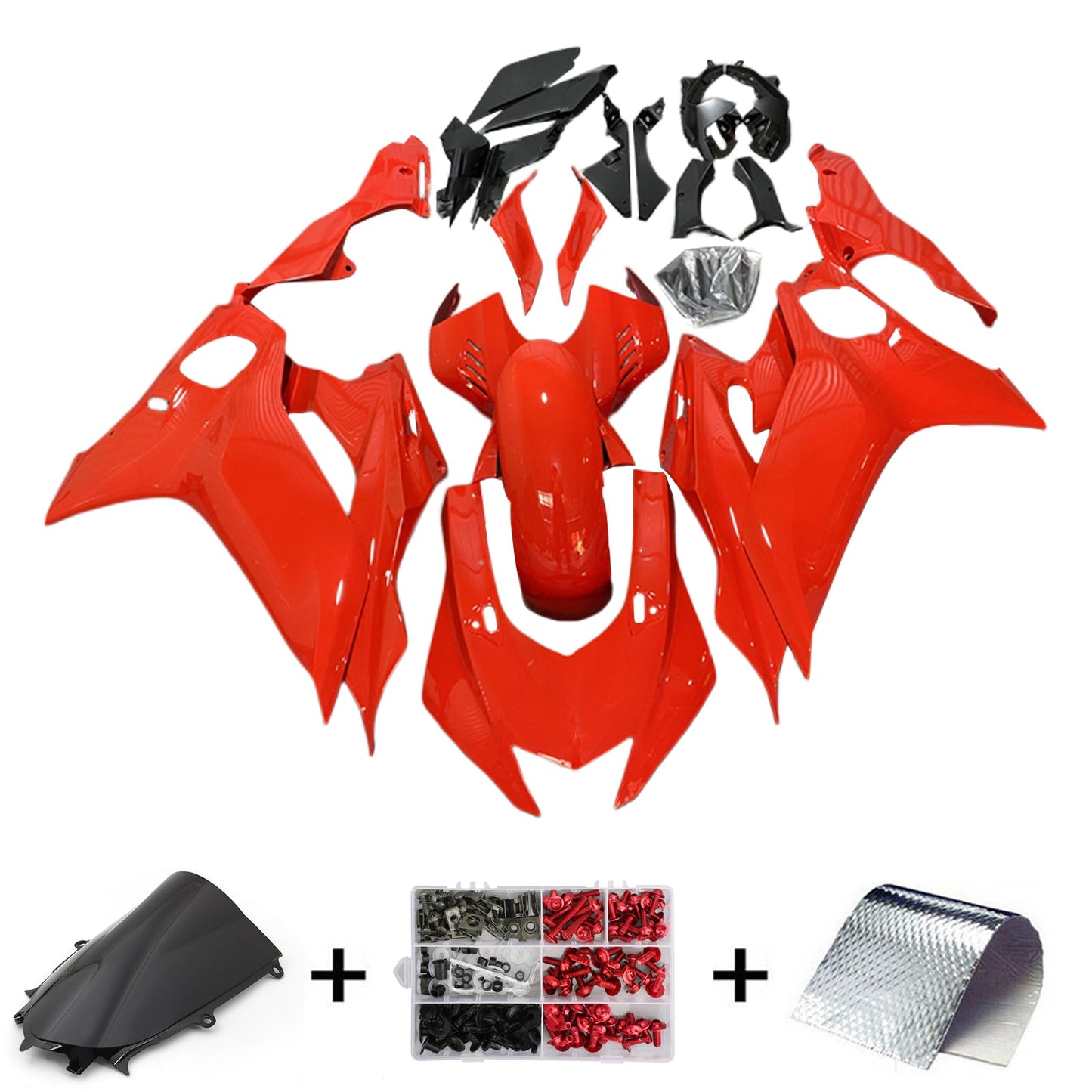 Amotopart Kit Carena Yamaha YZF-R6 2017-2022 Carrozzeria Plastica ABS