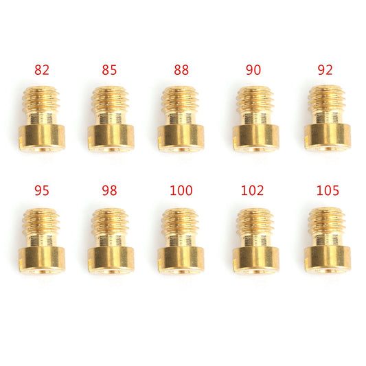 10/set Round Head Main Jet 4mm GY6 50cc 139QMB Scooter Moped Keihin Carb 82-105