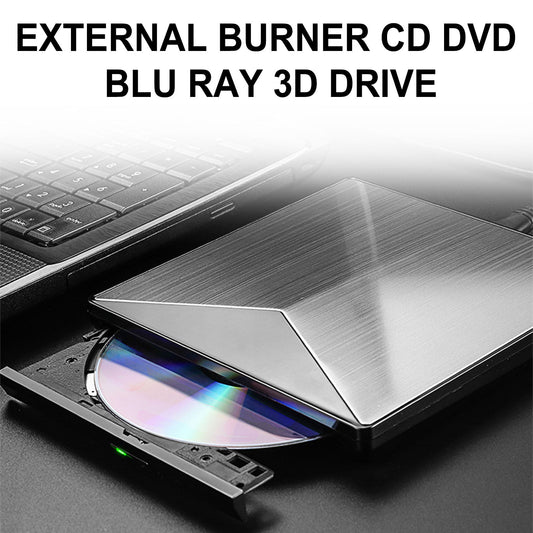 Masterizzatore BD USB esterno Ultra Slim DVD RW CD Writer Unità portatile