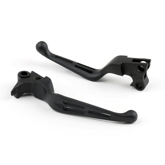 Leva freno frizione per Harley Dyna Touring Softail 1996-2007 XL 1996-2003 Nero Generico