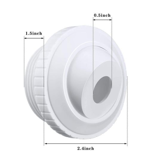 3 pezzi piscina spa getto di ritorno scanalato bulbo oculare set accessori flusso parte