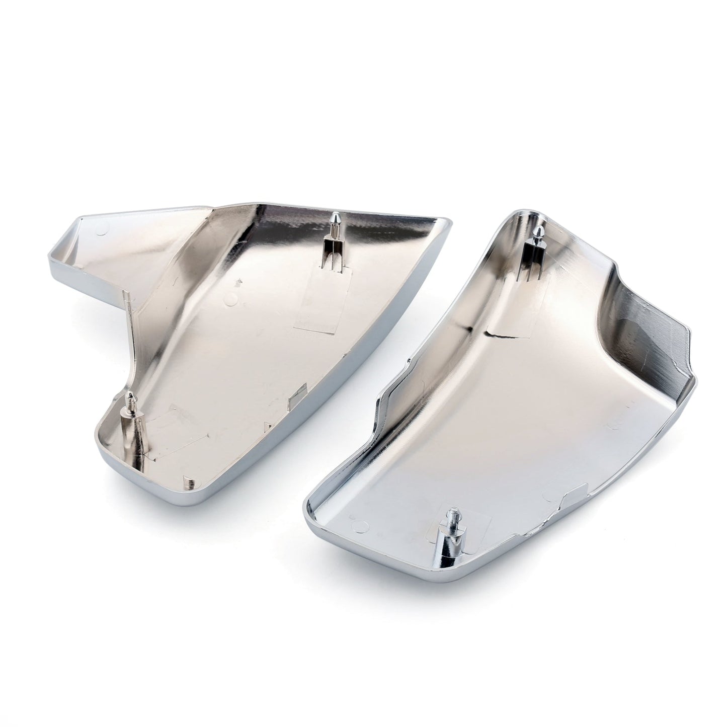 Coperchi laterali batteria in ABS per Honda VT600 Shadow VLX600 Deluxe 1999-2007 Chrome Generico