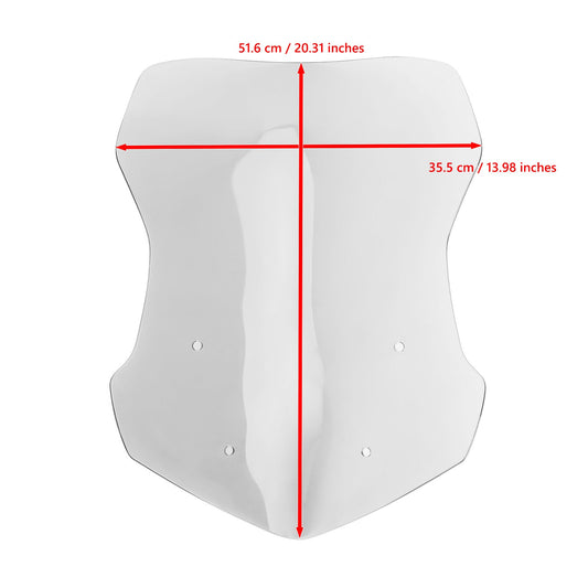 Parabrezza moto ABS Parabrezza adatto per HONDA NC750X 2021 Generico