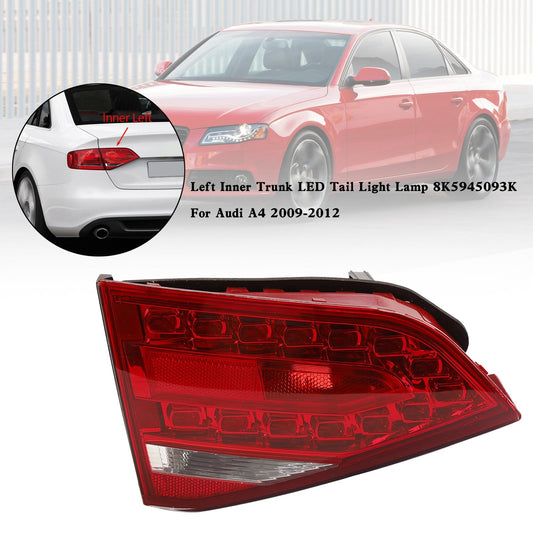 Audi A4 2009-2012 Fanale posteriore a LED per bagagliaio interno sinistro