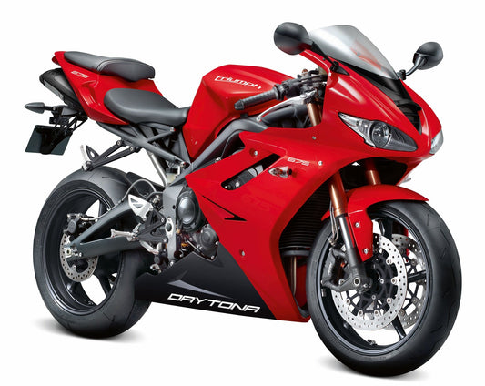 Carene 2006-2008 Triumph Daytona 675 Rosso Nero Daytona Racing Generico