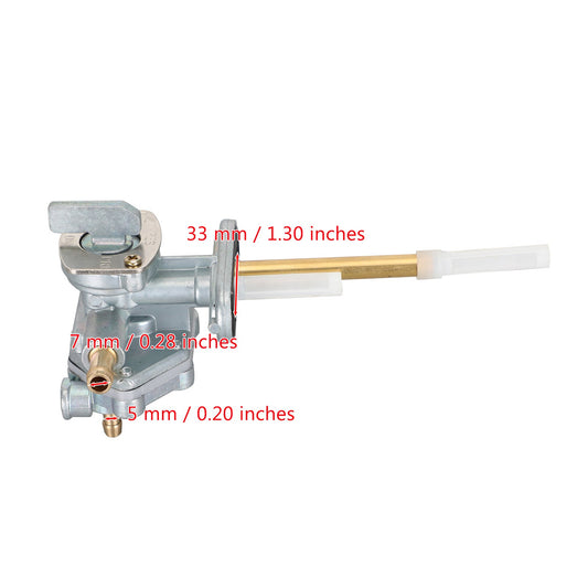 Gas Serbatoio Carburante Rubinetto Valvola Petcock fit per Kawasaki ZR400 ZRX 1994-2008 51023-1267 Generico