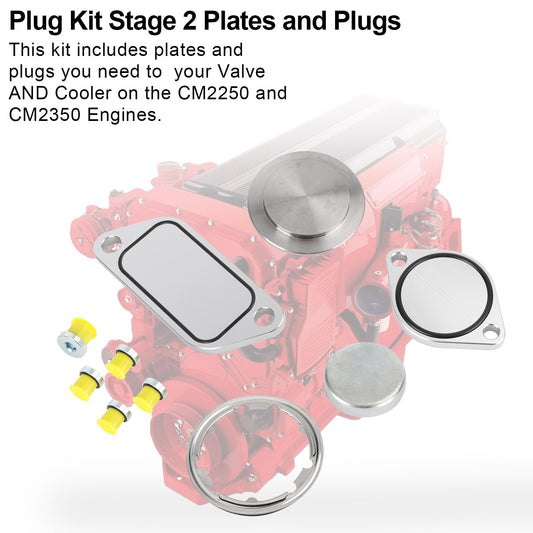 CM2250 CM2350 ISX 15 2010+ Kit Tappi Stage 2 Piastre e Tappi Generico
