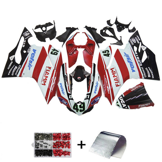 Amotopart Ducati 1199 2012-2015 Kit Carena Carrozzeria Plastica ABS