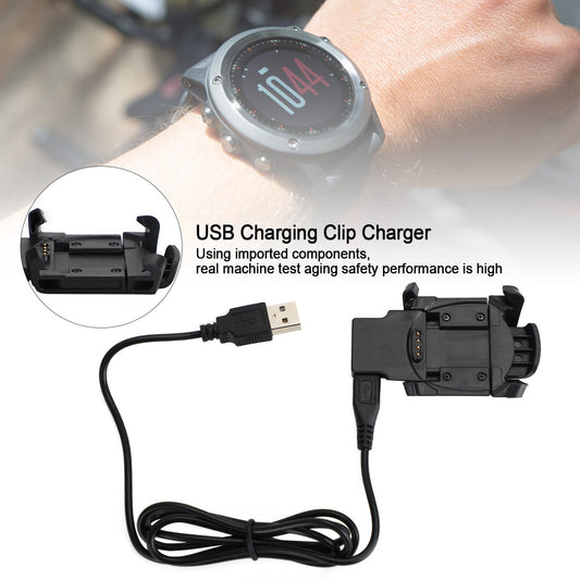 Cavo di ricarica con clip di ricarica dati USB per Fenix 3/Fenix 3 HR/Fenix 3 Sapphire