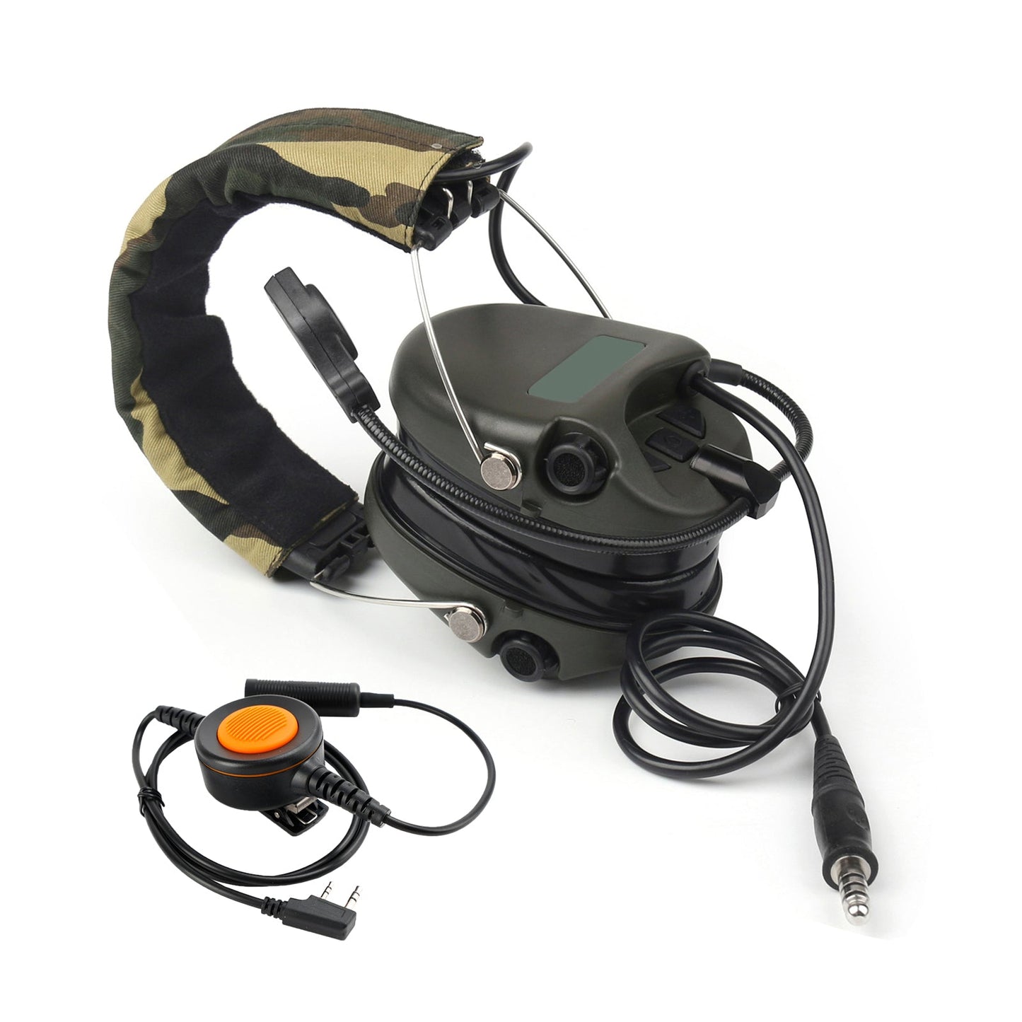 Cuffie con riduzione del rumore H60 Pickup audio PTT a 6 pin per TH-D7 TH-F6 TH-K2 TH-21