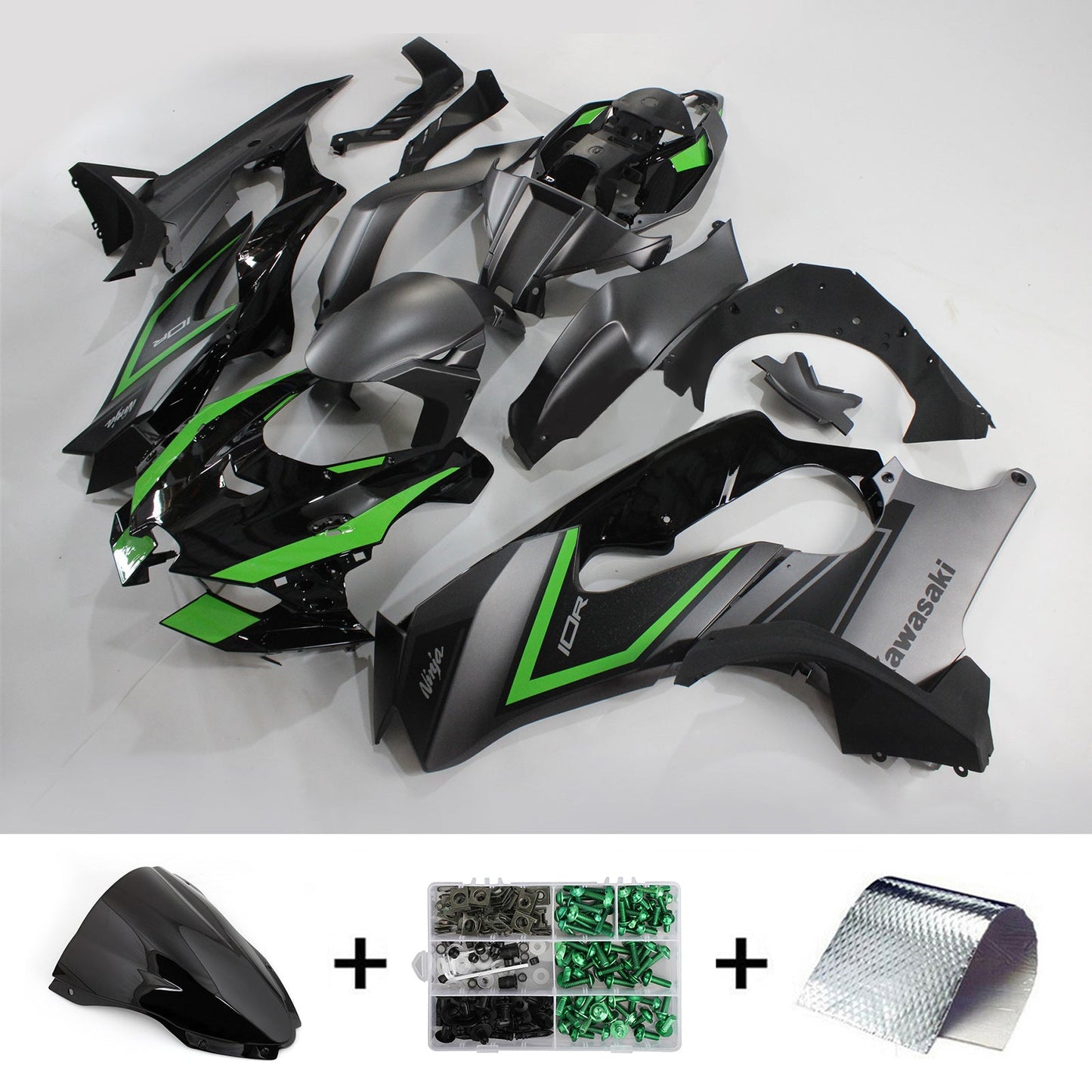 Amotopart Kawasaki ZX-10R ZX10R 2021-2025 Kit carena Carrozzeria ABS