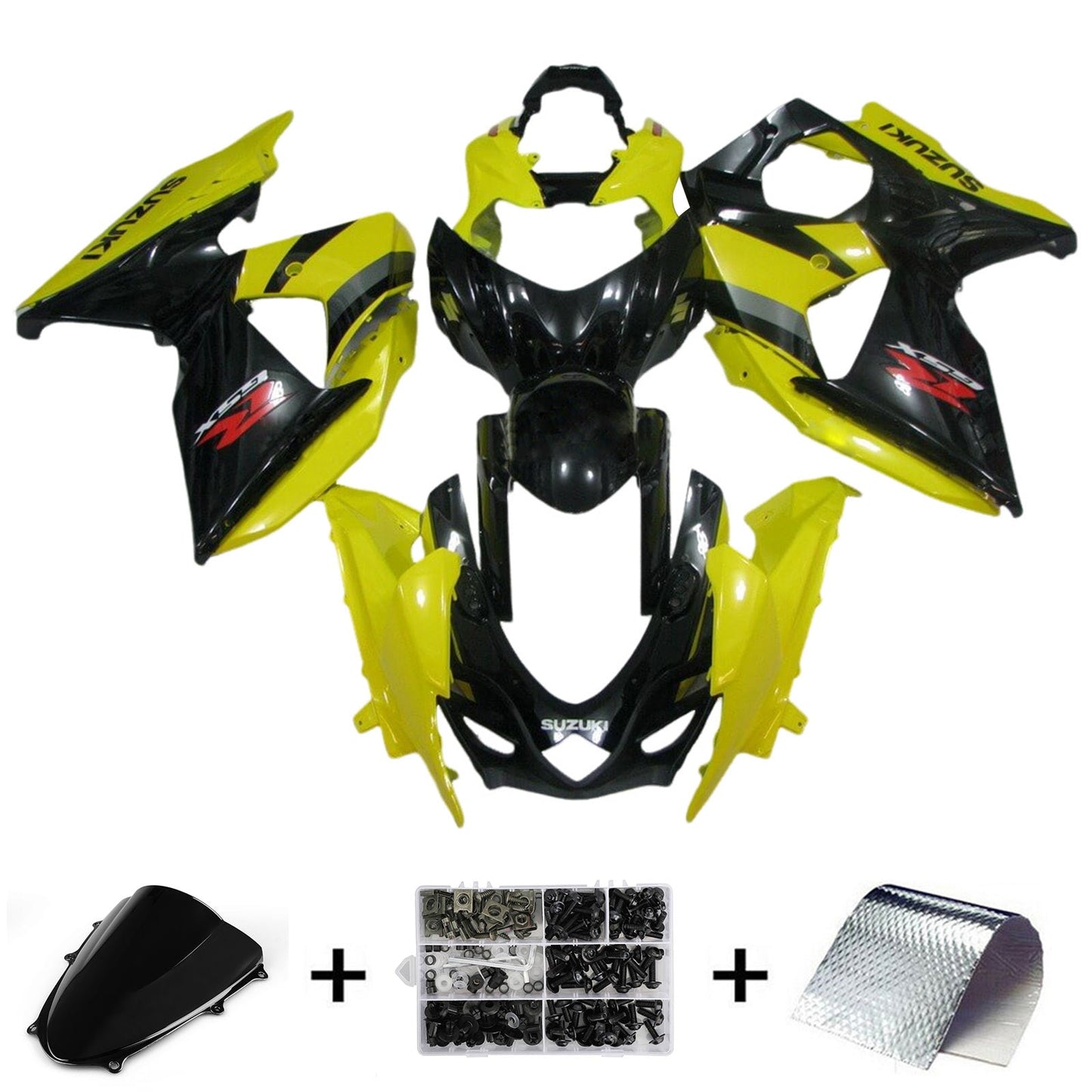 Kit carena iniezione Suzuki GSXR1000 K9 2009-2016 Carrozzeria in plastica ABS