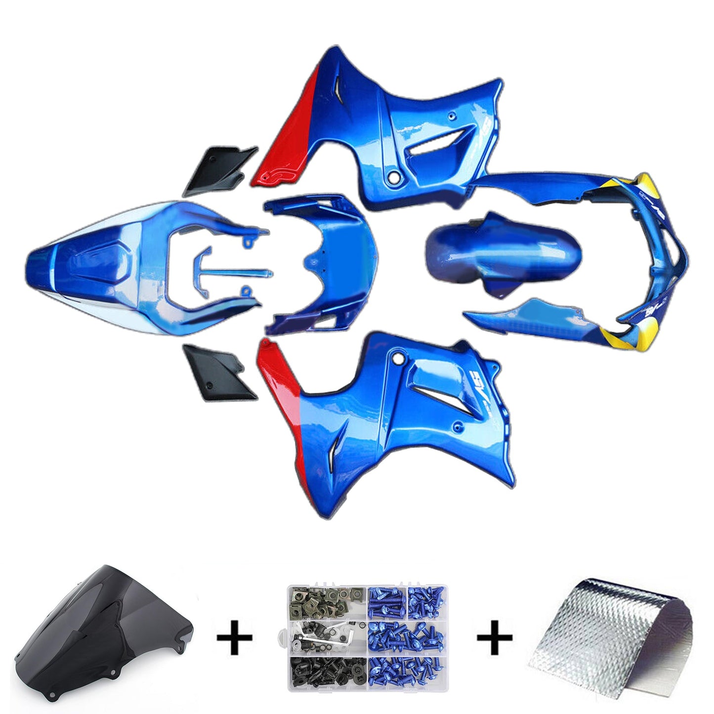 Kit carena iniezione Suzuki SV650 2003-2013 Carrozzeria plastica ABS