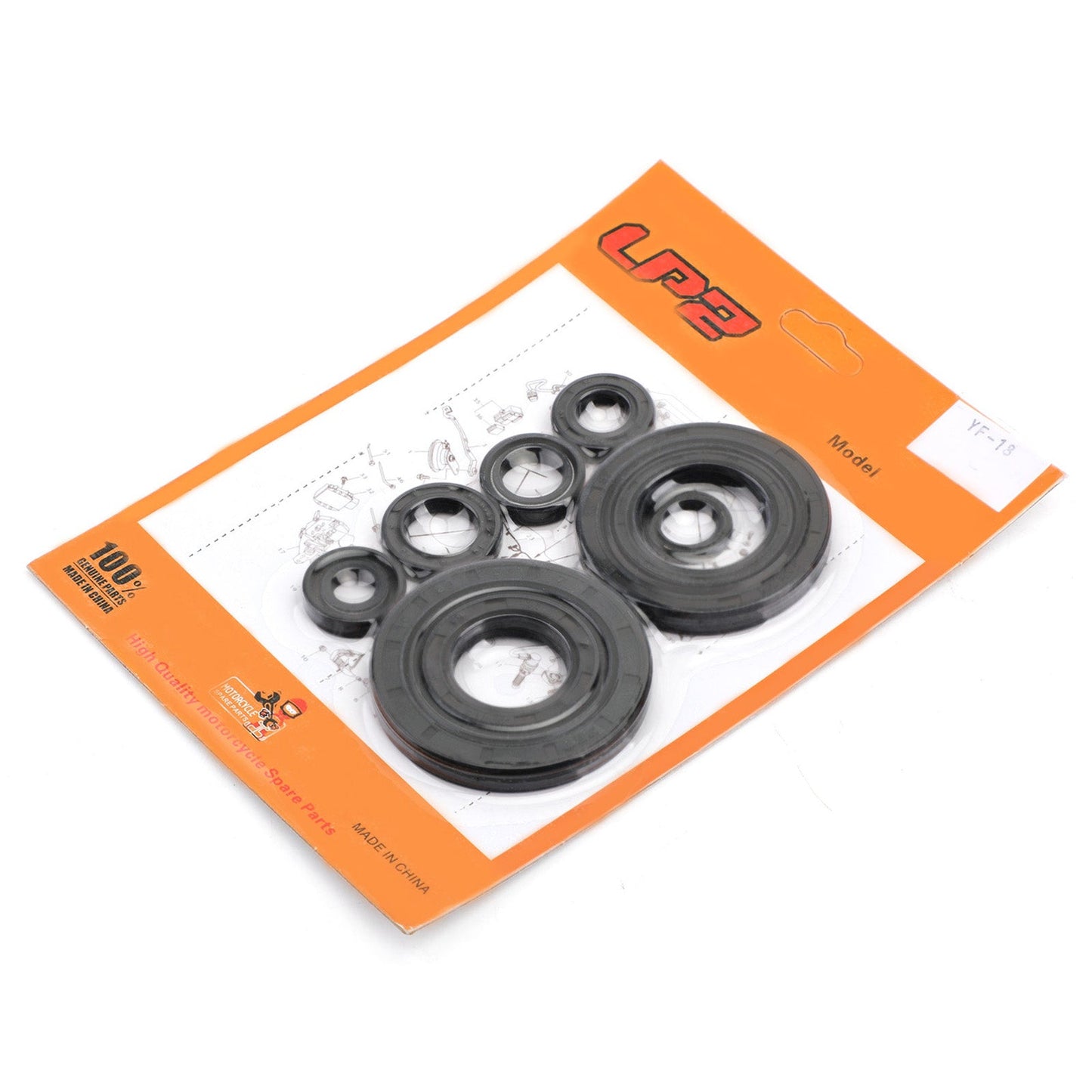 Kit carter paraolio motore completo - 9 pezzi per Honda CRF250R 2010¨C2017 Generico